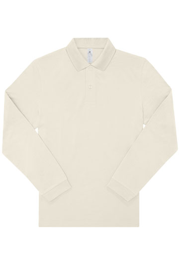 Unisex Langarm-Poloshirt aus nachhaltigerer Baumwolle