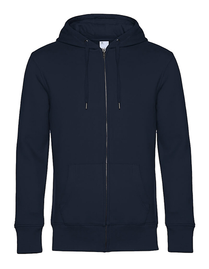 Flauschiger Herren Zip-Hoodie "King"