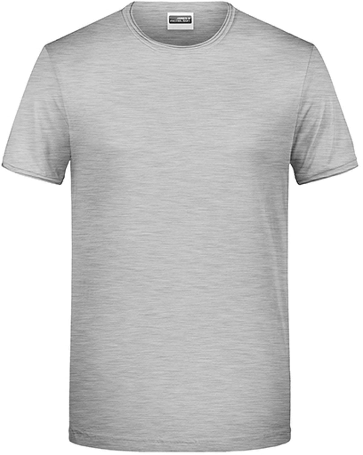 Herren-T-Shirt mit halsfernem Ausschnitt