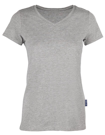 Premium Damen-T-Shirt aus Bio-Baumwolle mit V-Neck
