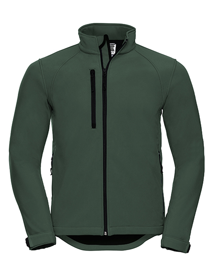 3-lagige Herren-Softshelljacke mit Brusttasche