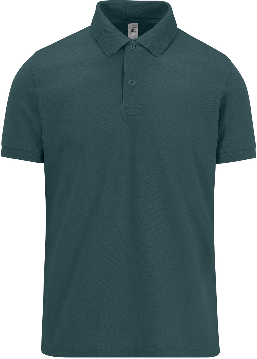 Schweres Herren Poloshirt aus nachhaltigerer Baumwolle