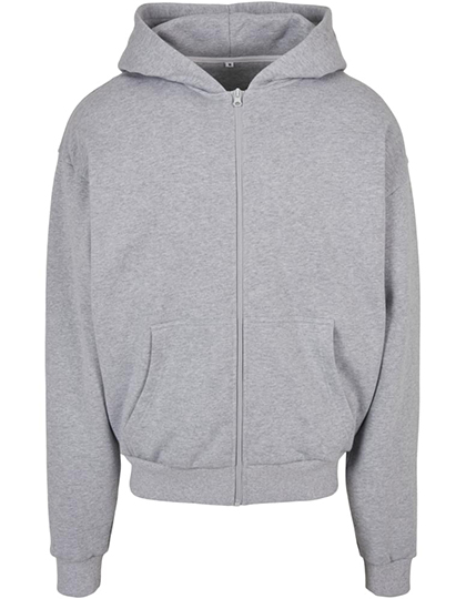 Weit geschnittener Herren-Zip-Hoodie mit Kängurutasche