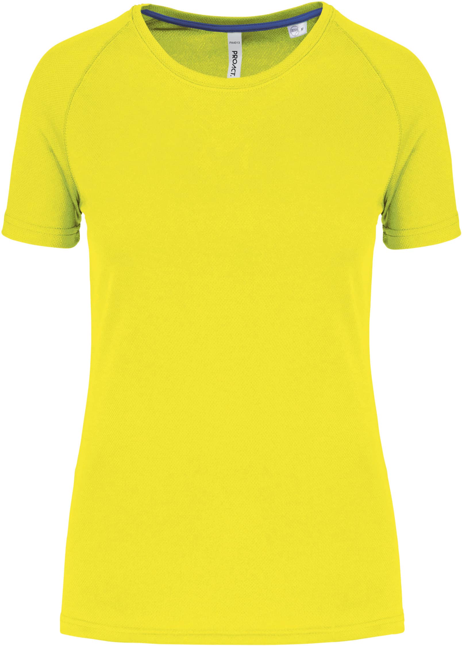 Damen-Sportshirt aus Recyclingmaterial mit Rundhalsausschnitt