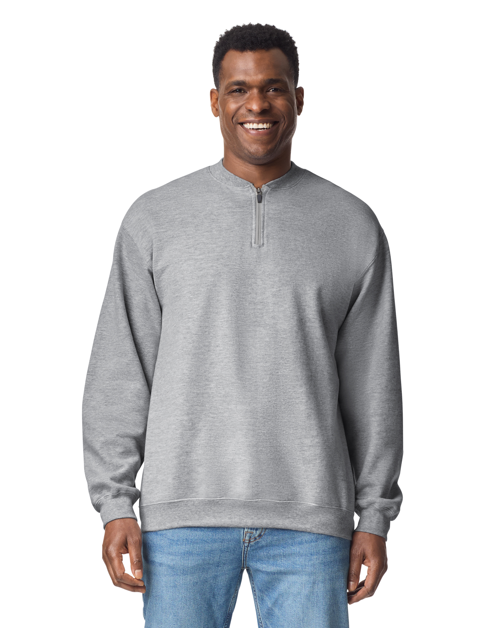 Softstyle® Midweight Adult Fleece 1/4 Zip Sweatshirt