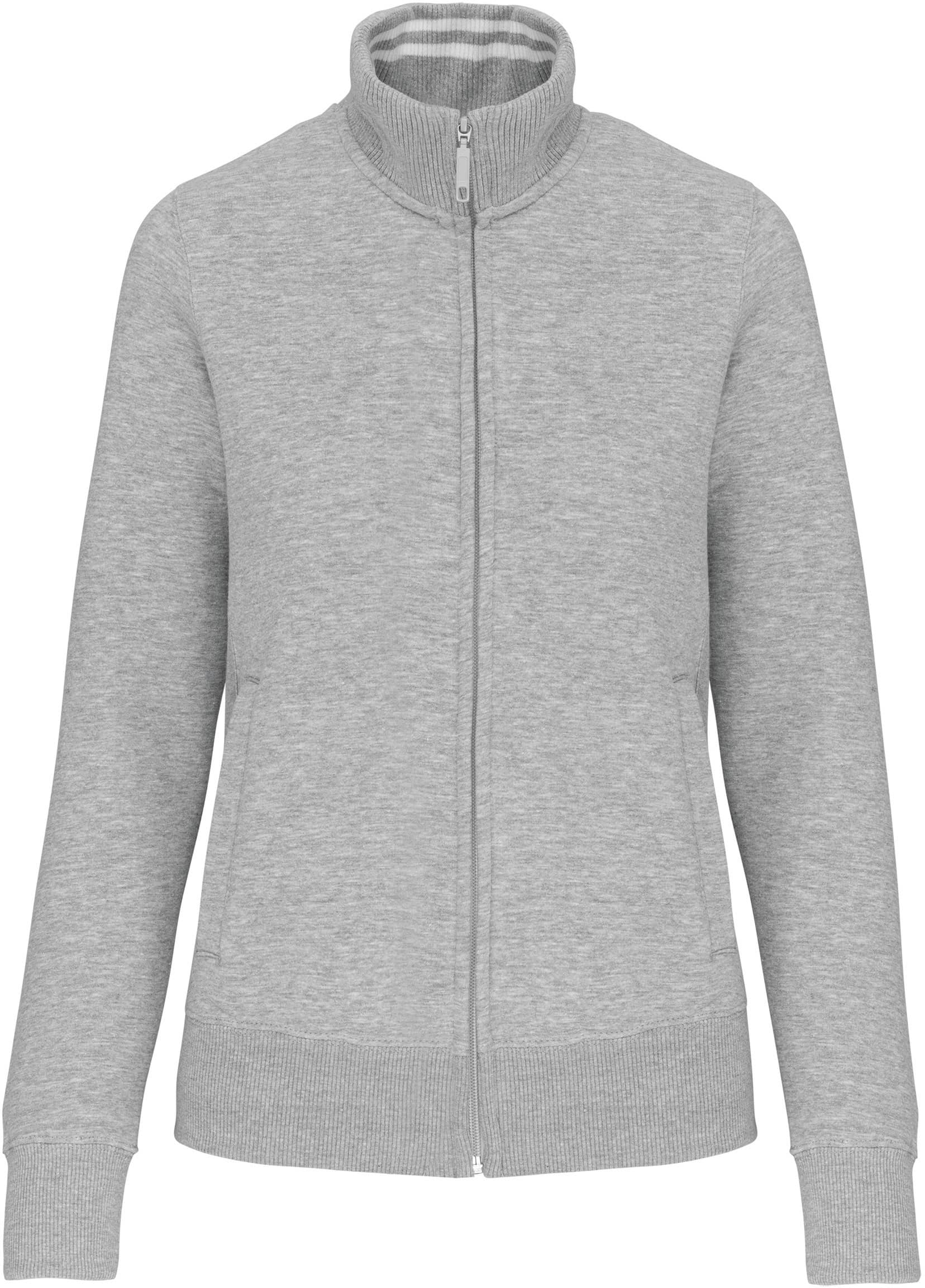 Damen Fleece-Sweater mit Zip