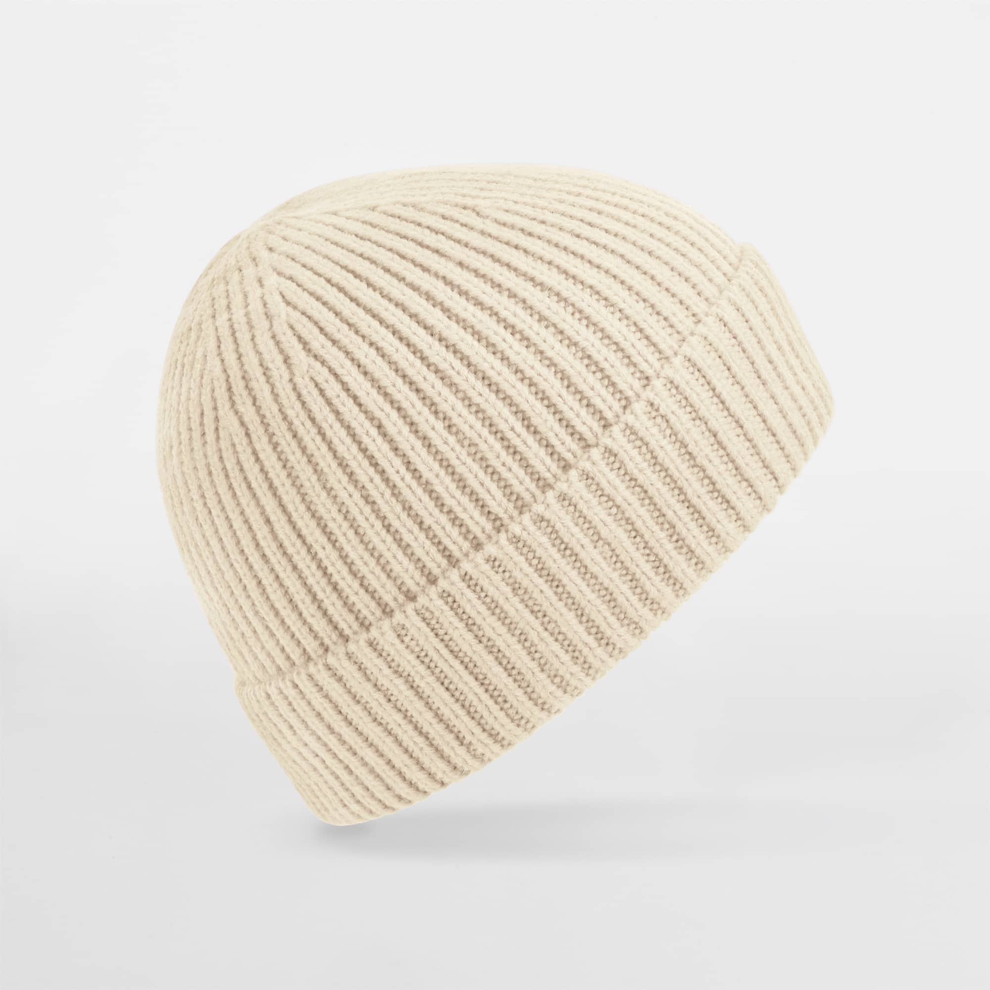 Engineered Knit Ribbed Beanie