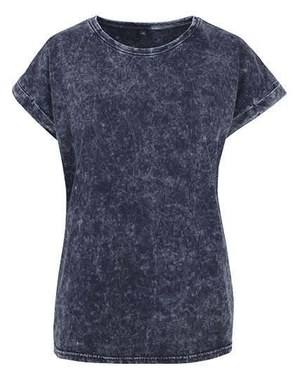 Weit geschnittenes Acid Washed T-Shirt für Damen