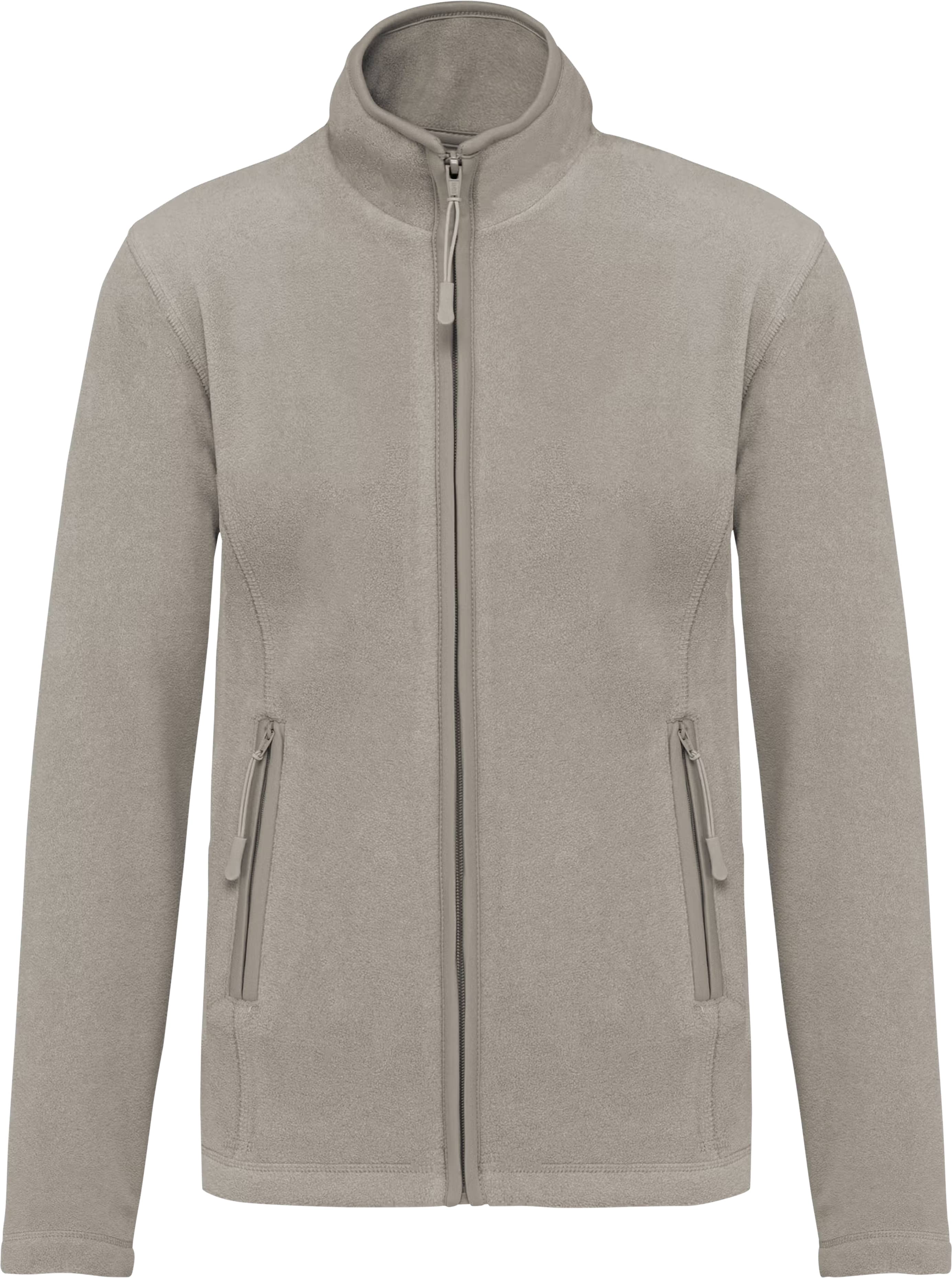 Mikrofleece-Jacke mit Reißverschluss für Damen