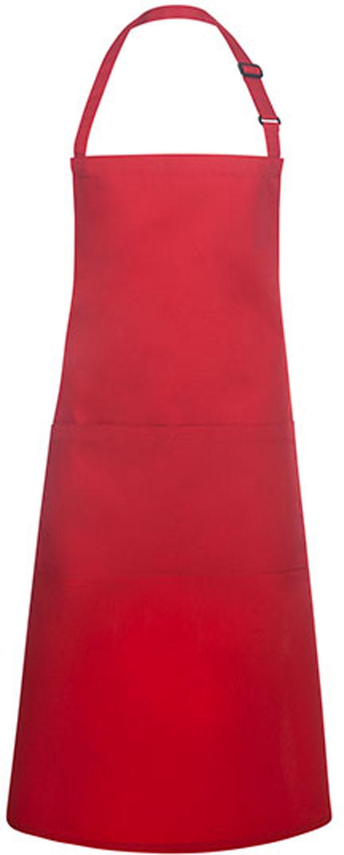 Basic-Latzschürze mit Tasche und Schnalle