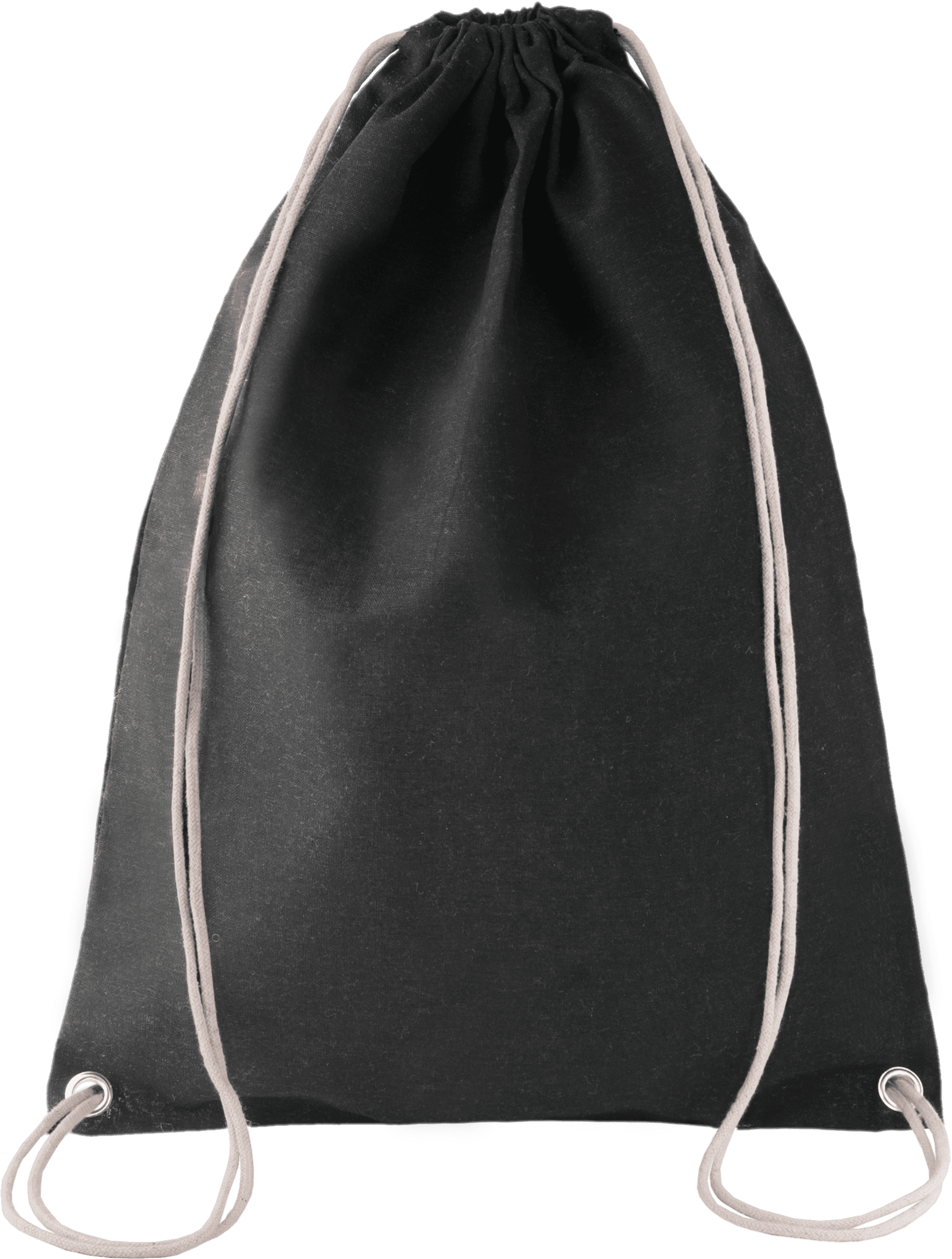 Baumwoll-Rucksack mit weißer Kordel