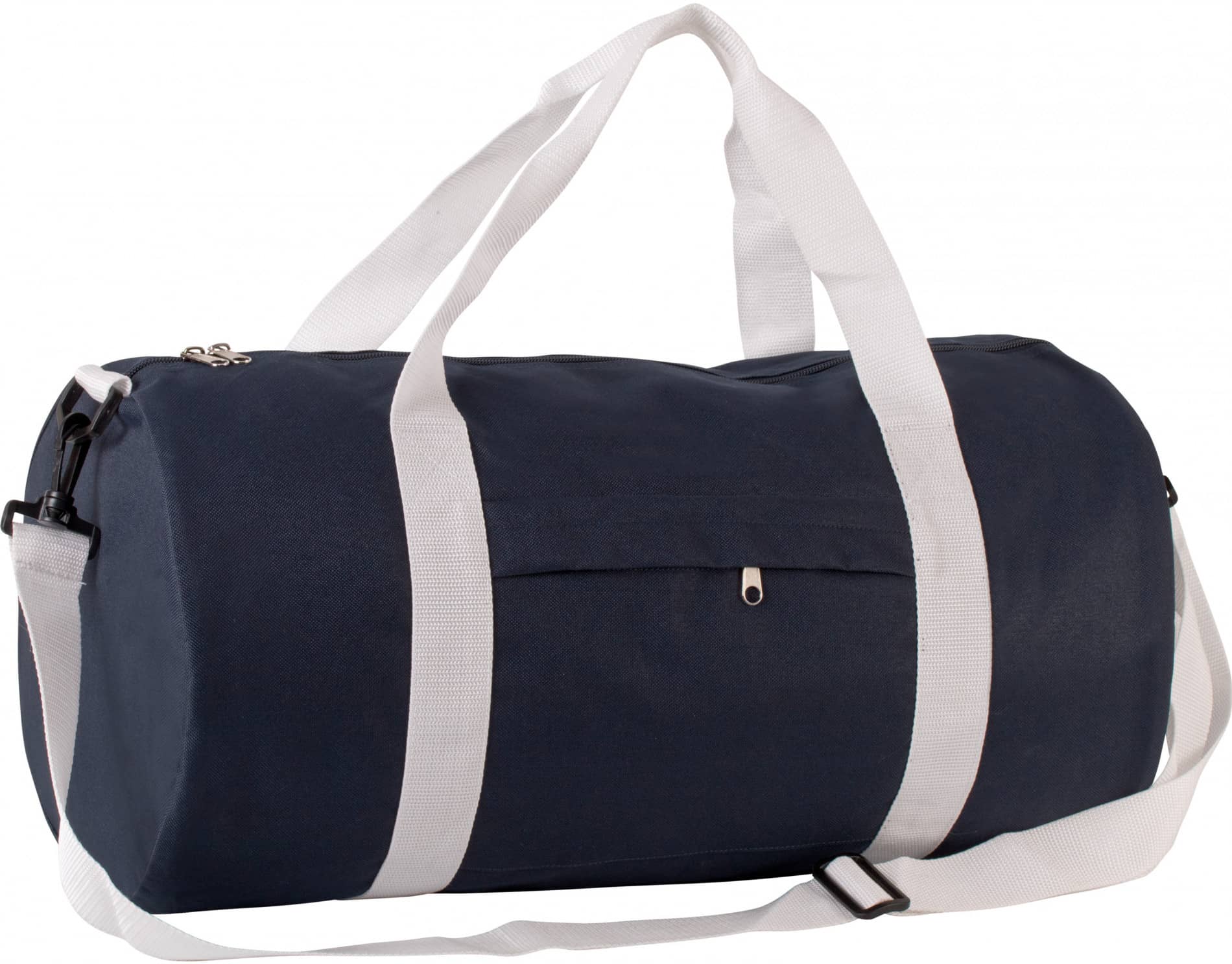 Schlauchförmige Beuteltasche - Navy-Natural