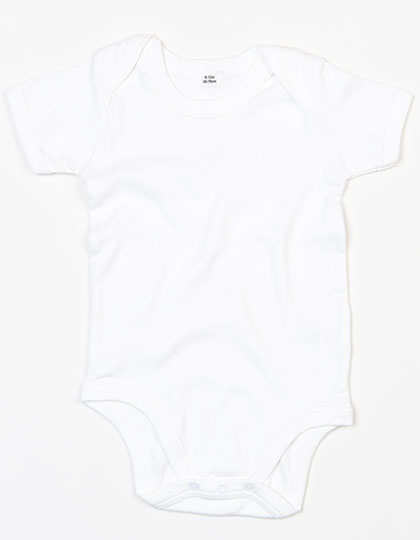 Kurzärmeliger Baby-Body aus Bio-Baumwolle in Umstellung