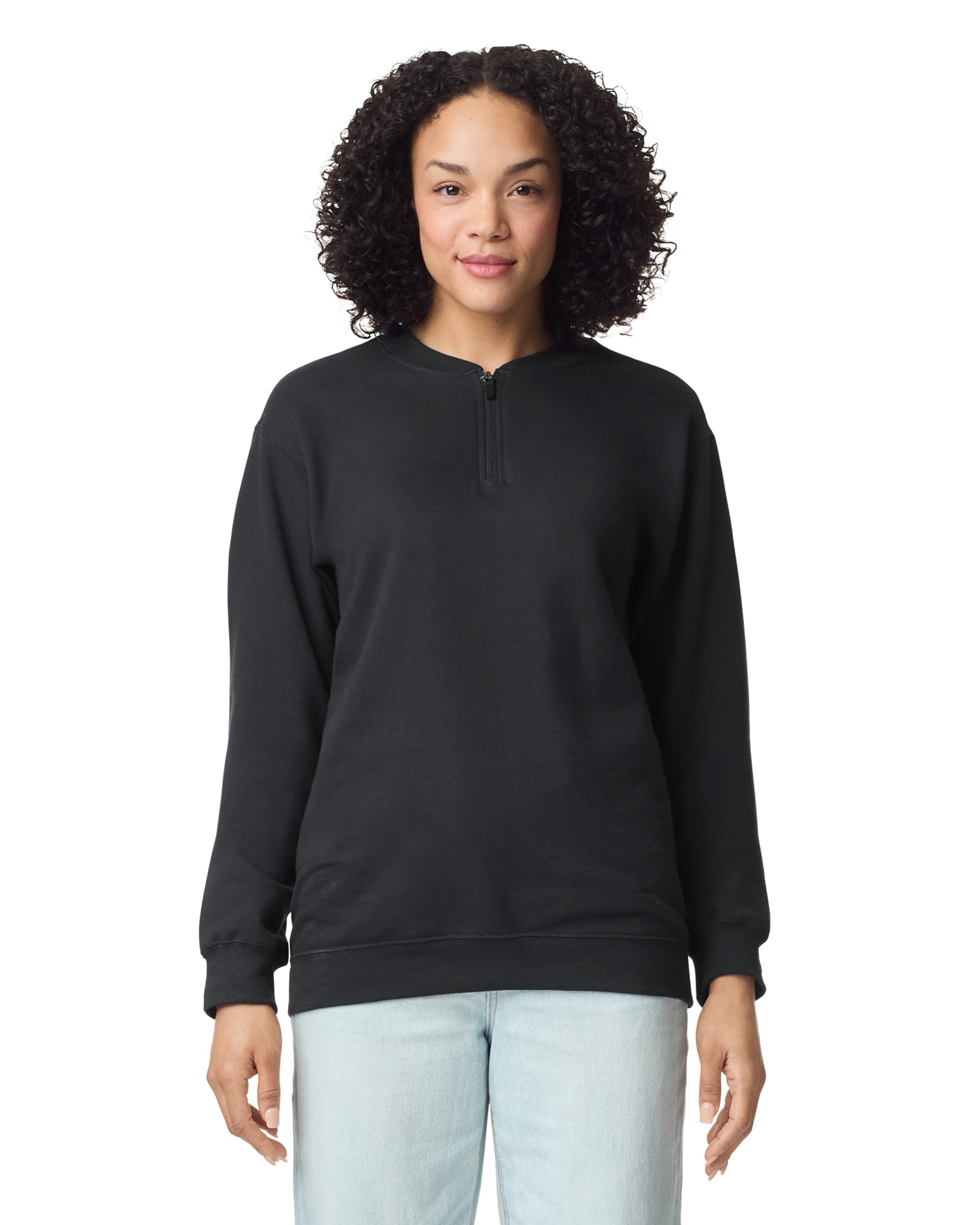 Softstyle® Midweight Adult Fleece 1/4 Zip Sweatshirt