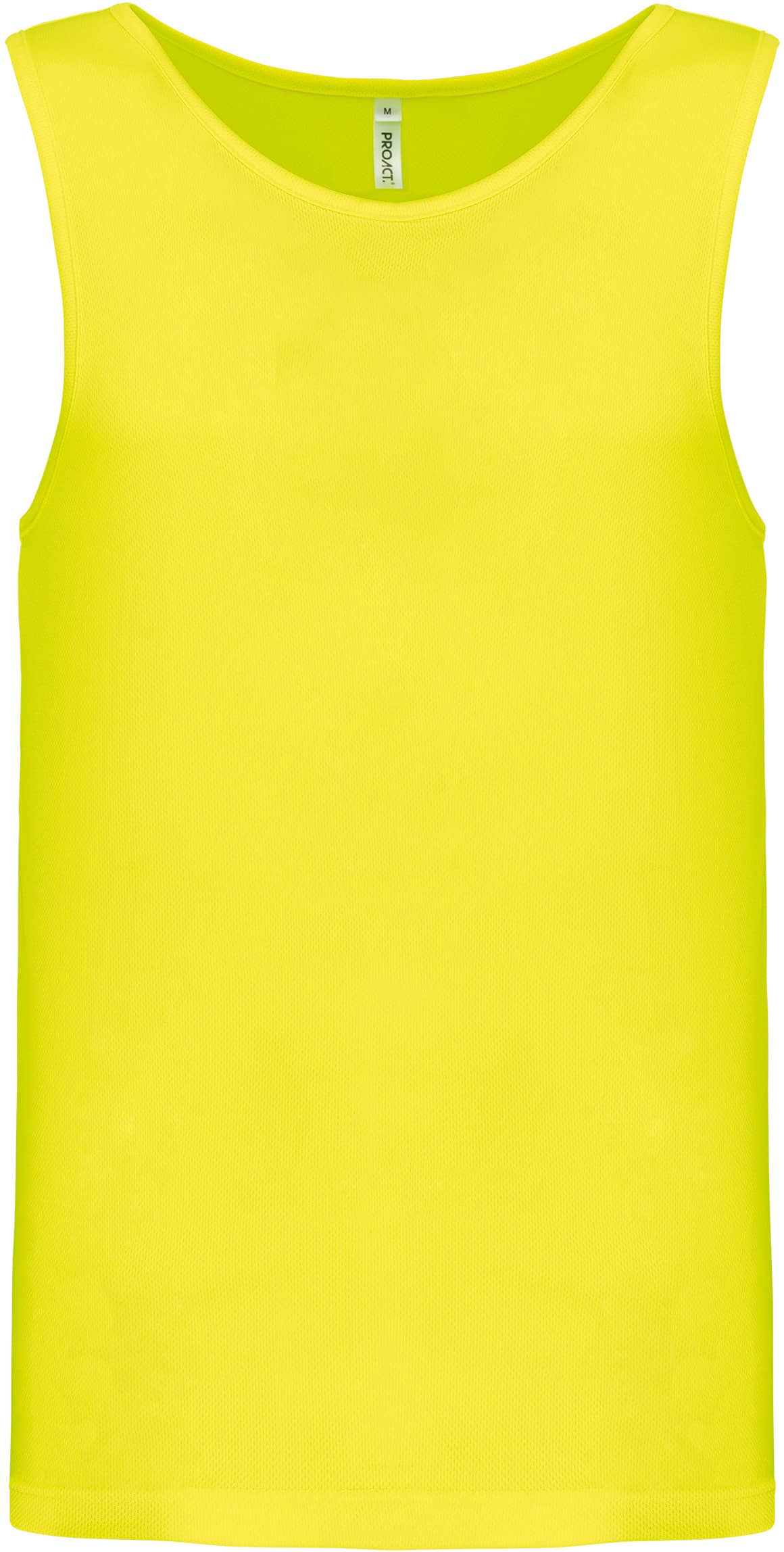 Herren Basic Sport Funktionsshirt ärmellos - Fluorescent