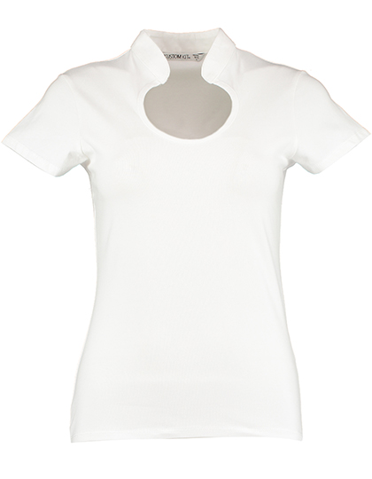 Women`s Regular Fit Keyhole Neck Top