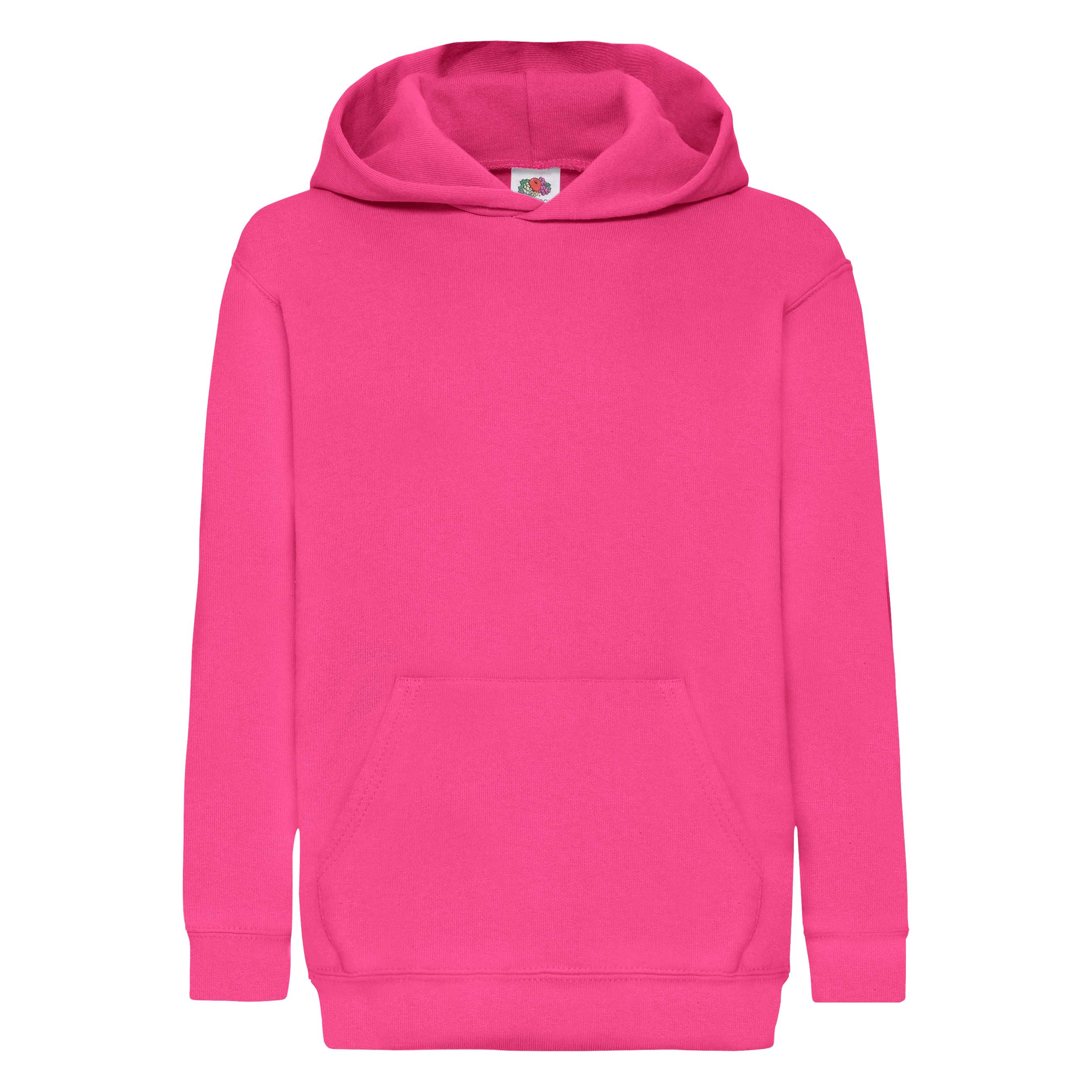 Flauschiger klassischer Kinder-Hoodie mit Kängurutasche