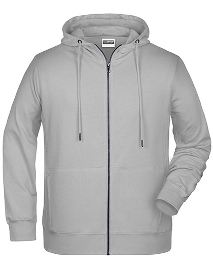 Leichter Herren Bio-Zip-Hoodie