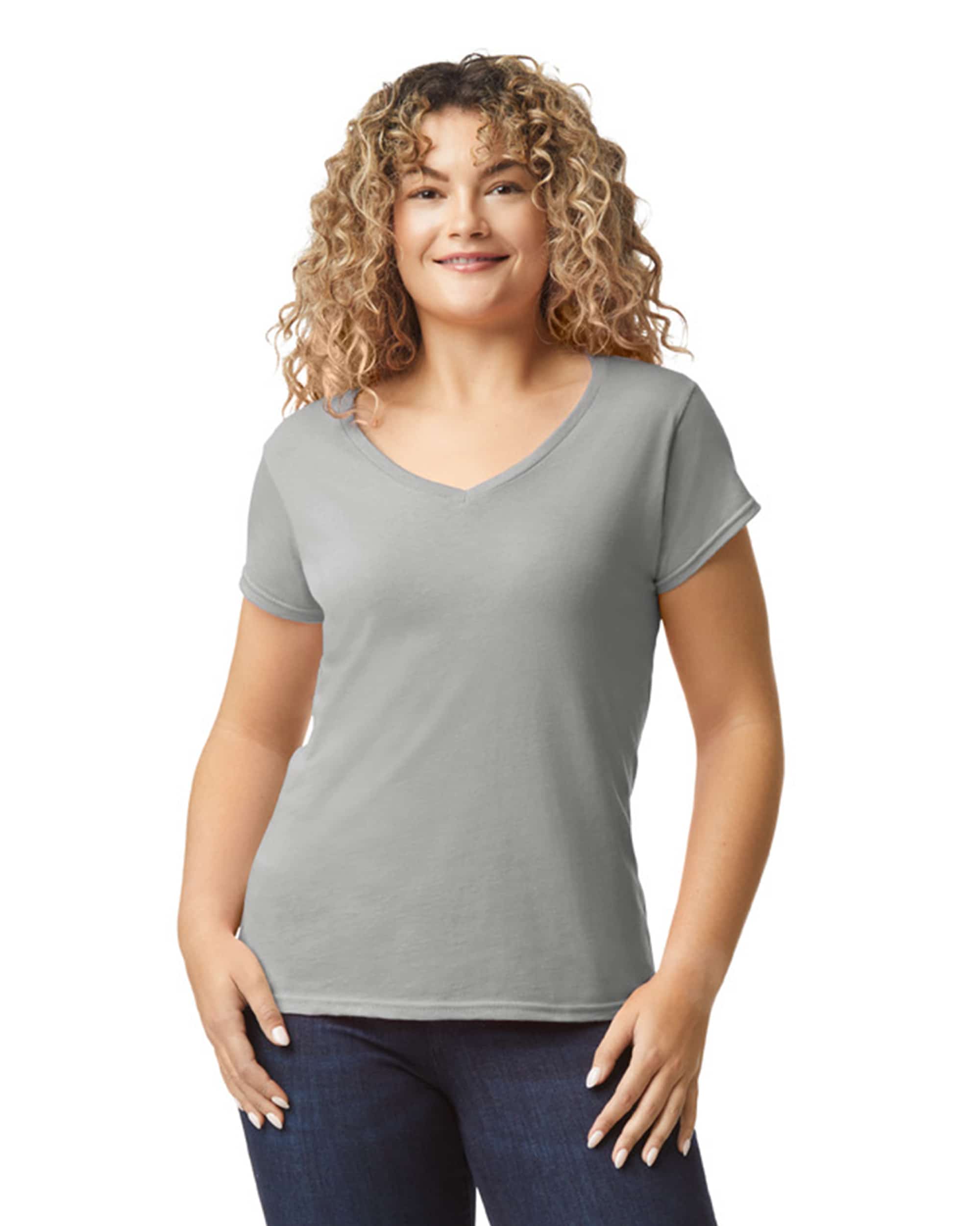 Softstyle® Women´s V-Neck T-Shirt