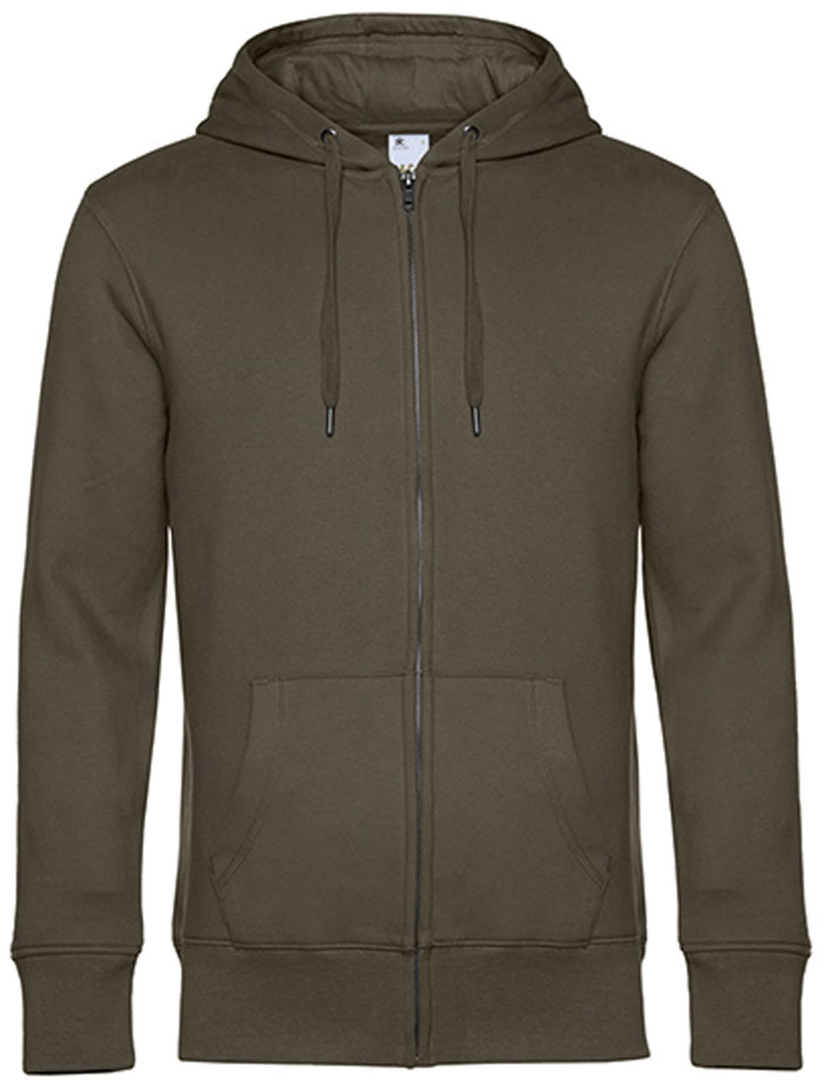 Flauschiger Herren Zip-Hoodie "King"