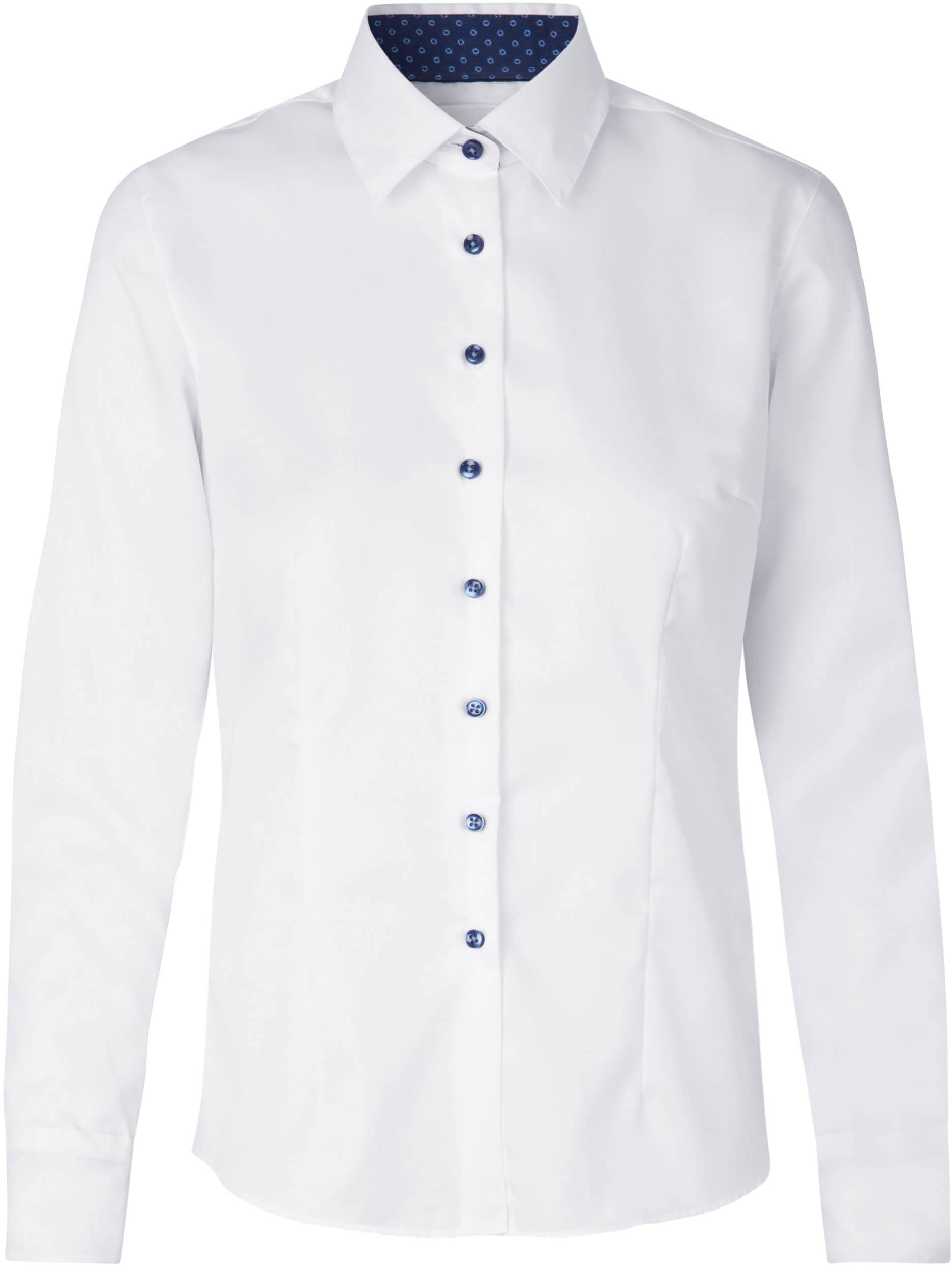 Seven Seas moderne bügelfreie Damen Bluse Fine Twill