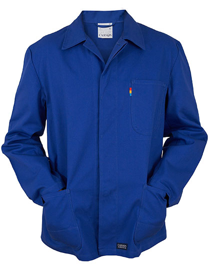Lange Unisex-Arbeitsjacke in Drill-Qualität