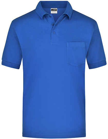 Herren-Poloshirt mit Brusttasche