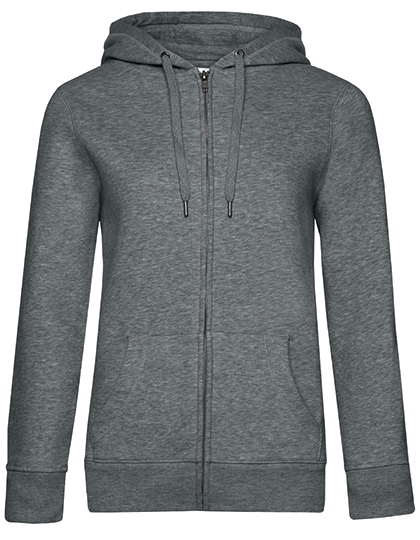 Flauschiger Damen Zip-Hoodie "Queen"