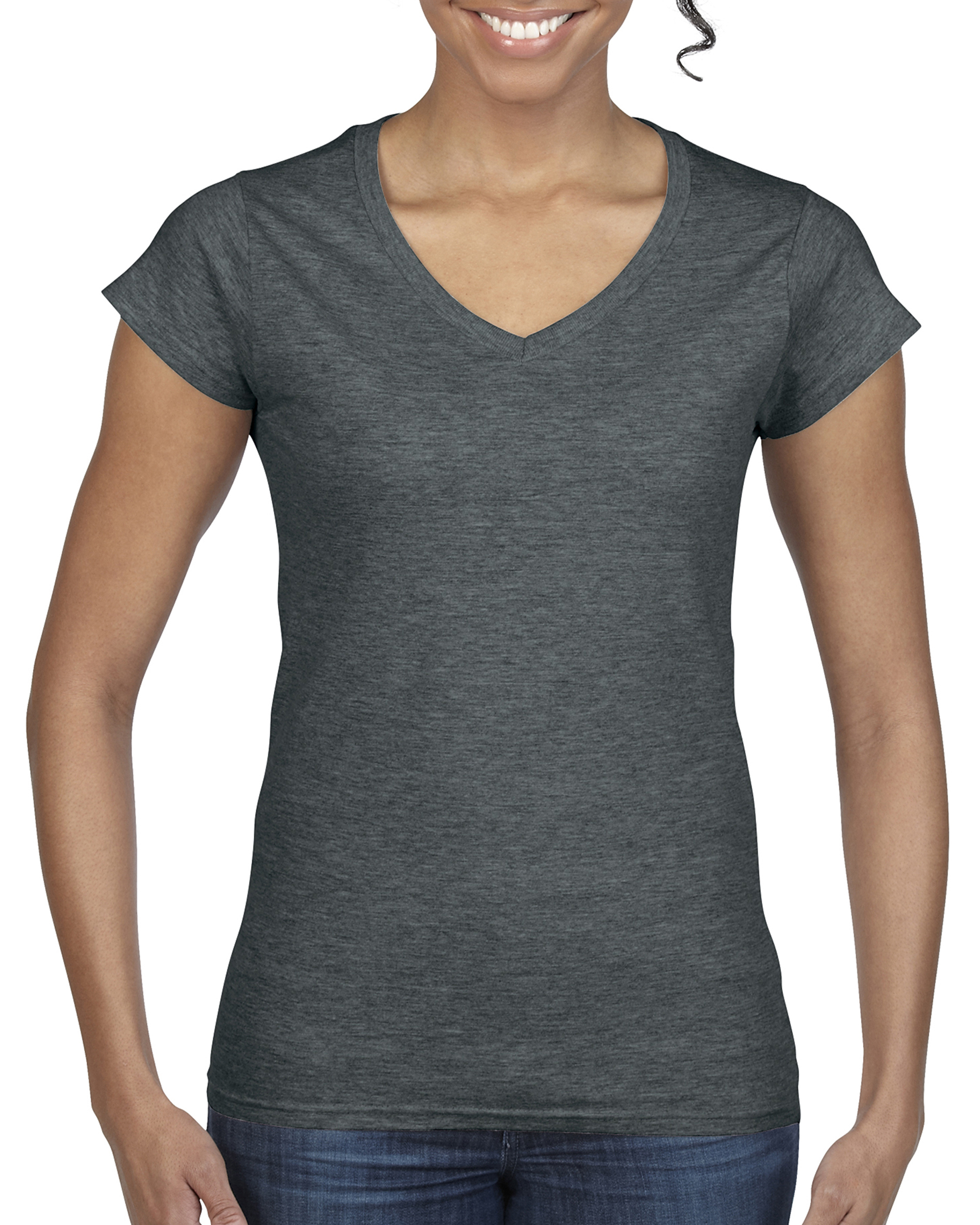 Weiches Damen T-Shirt "Softstyle" mit V-Neck