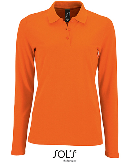 Women´s Long-Sleeve Piqué Polo Shirt Perfect