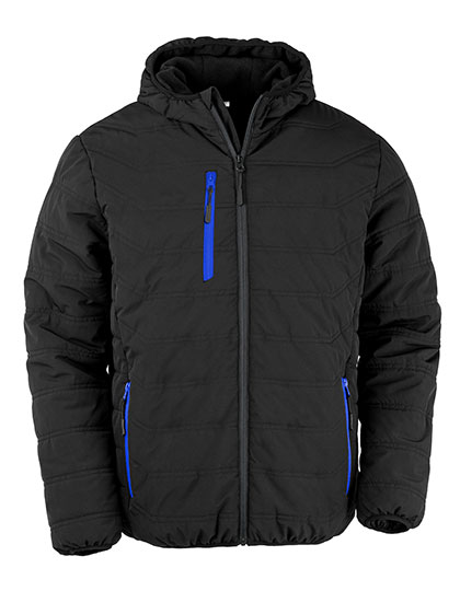 Gesteppte Unisex-Winterjacke "Compass" aus recyceltem Polyester