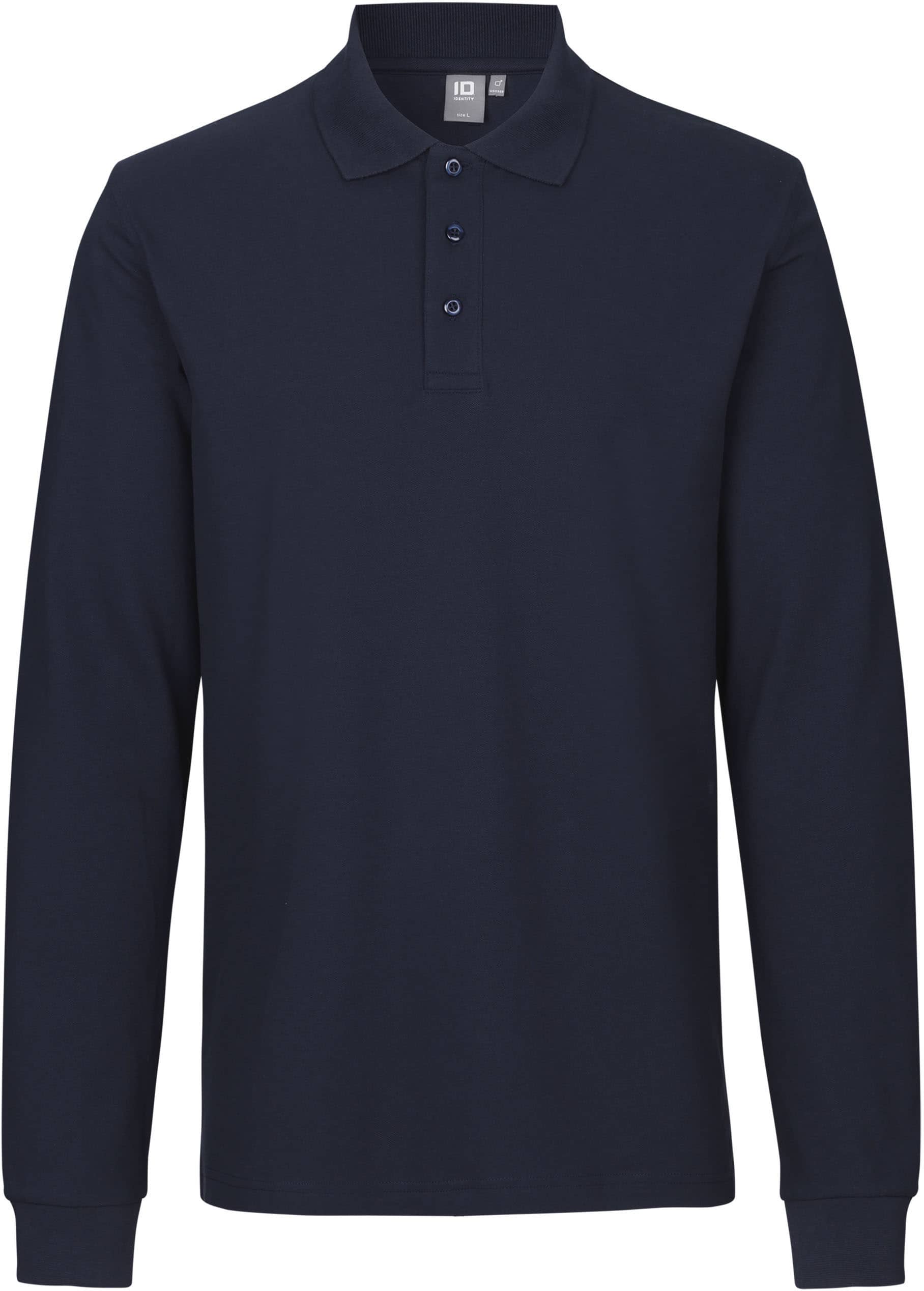 Langarm Stretch-Poloshirt 544