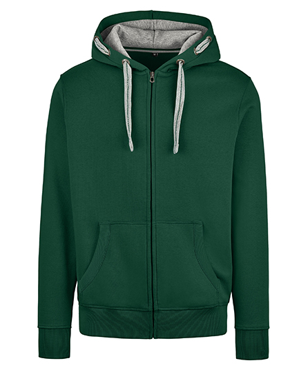 Weicher schmal geschnittener Herren-Zip-Hoodie