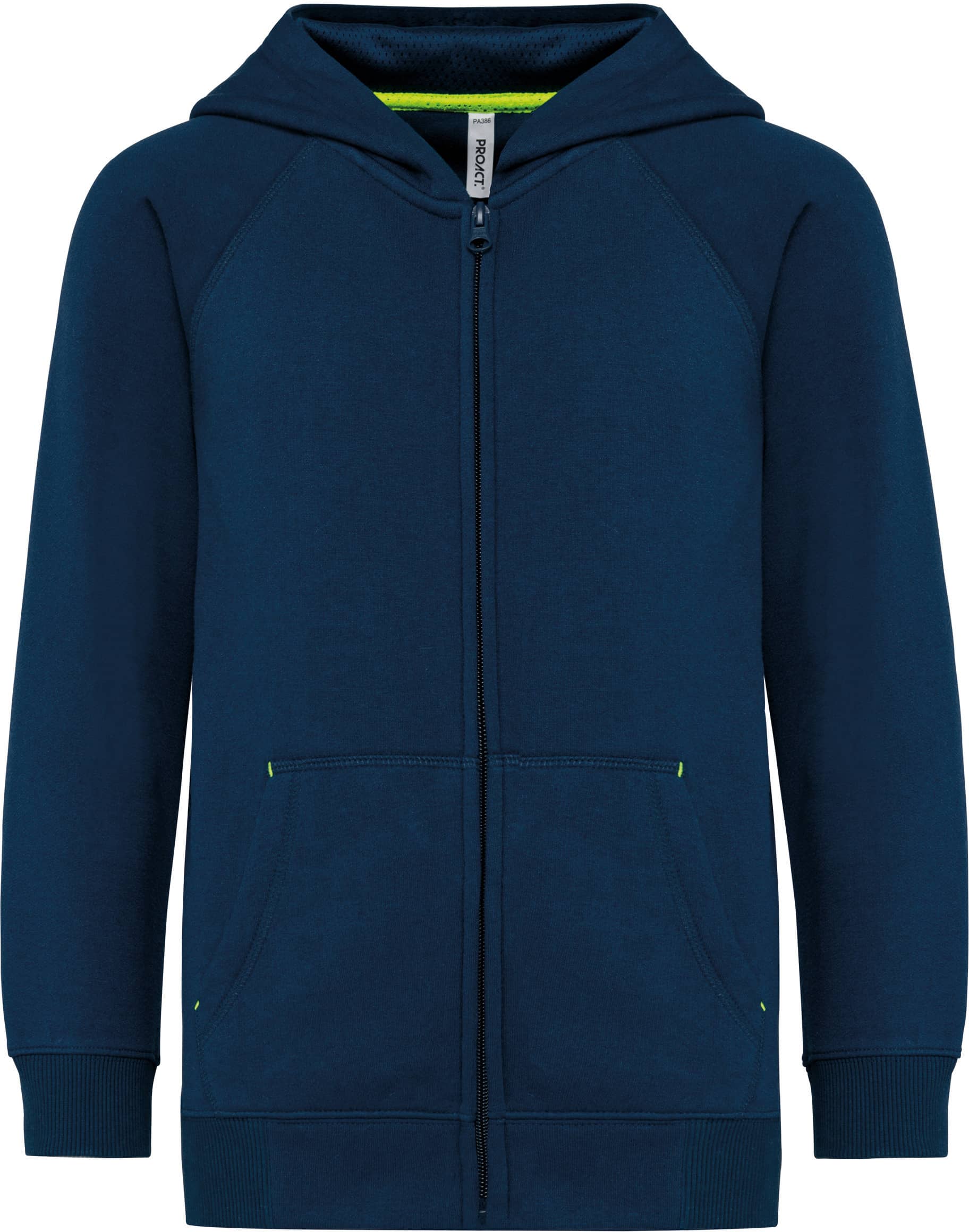 Kinderjacke mit Reißverschluss und Kapuze