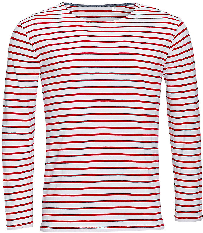 Gestreiftes Herren-Longsleeve "Marine"