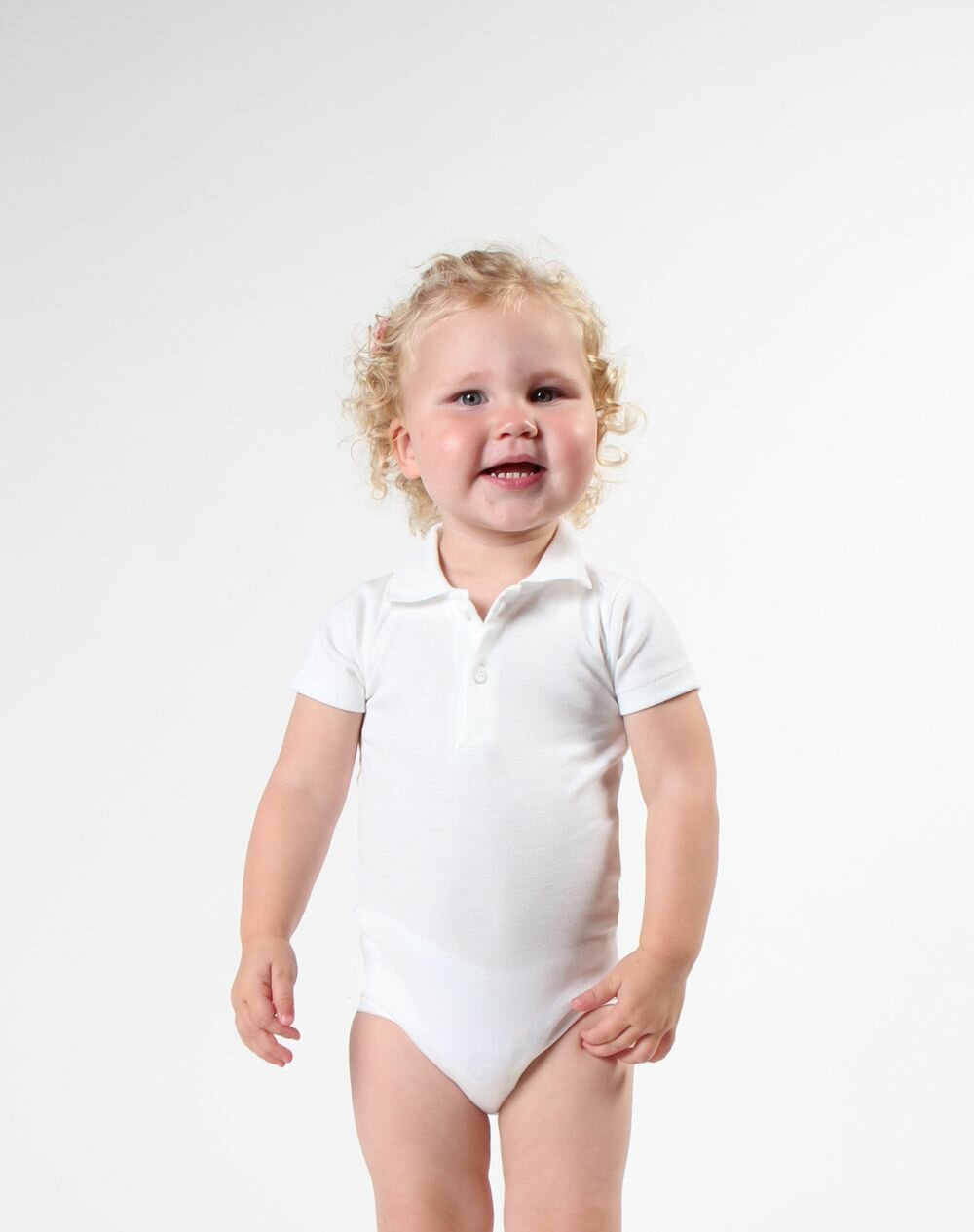 Bio Bodysuit With Polo Shirt Neck