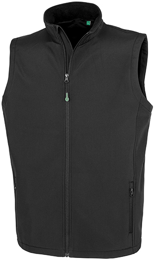 Men´s Recycled 2-Layer Printable Softshell Bodywarmer