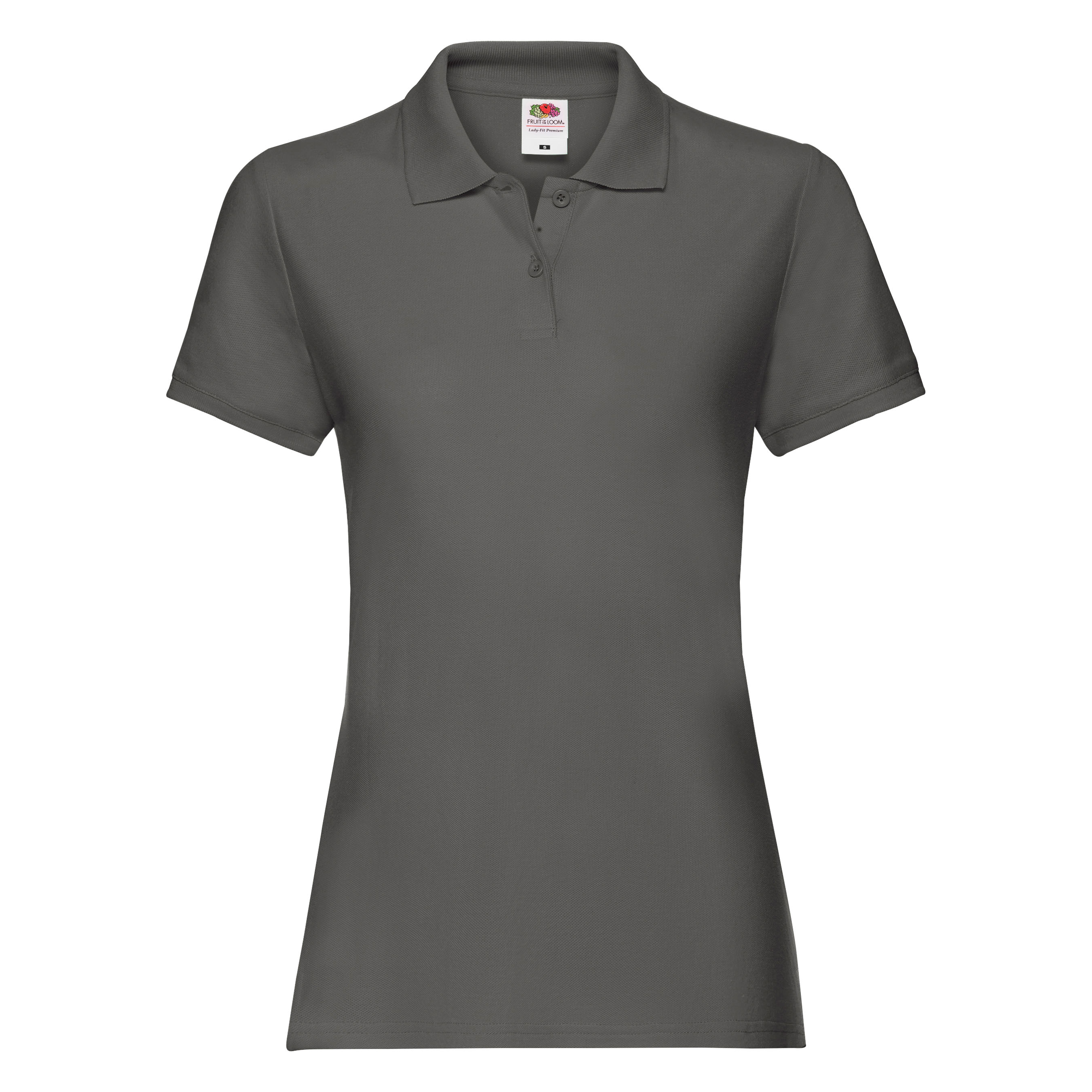 Premium Damen-Poloshirt mit Seitenschlitzen