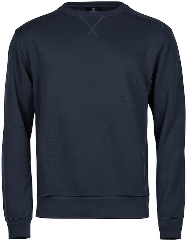 Ribbed Interlock Crew Neck