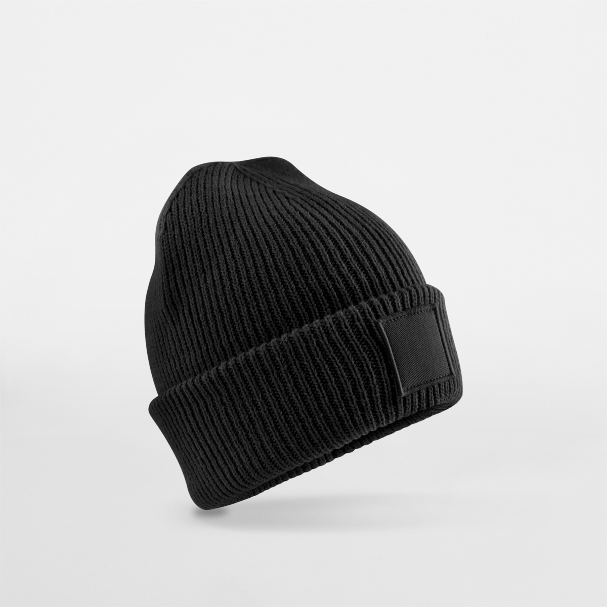 Kids Deep Cuffed Tonal Patch Beanie