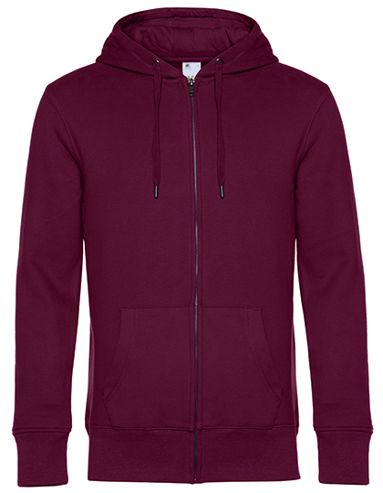 Flauschiger Herren Zip-Hoodie "King"