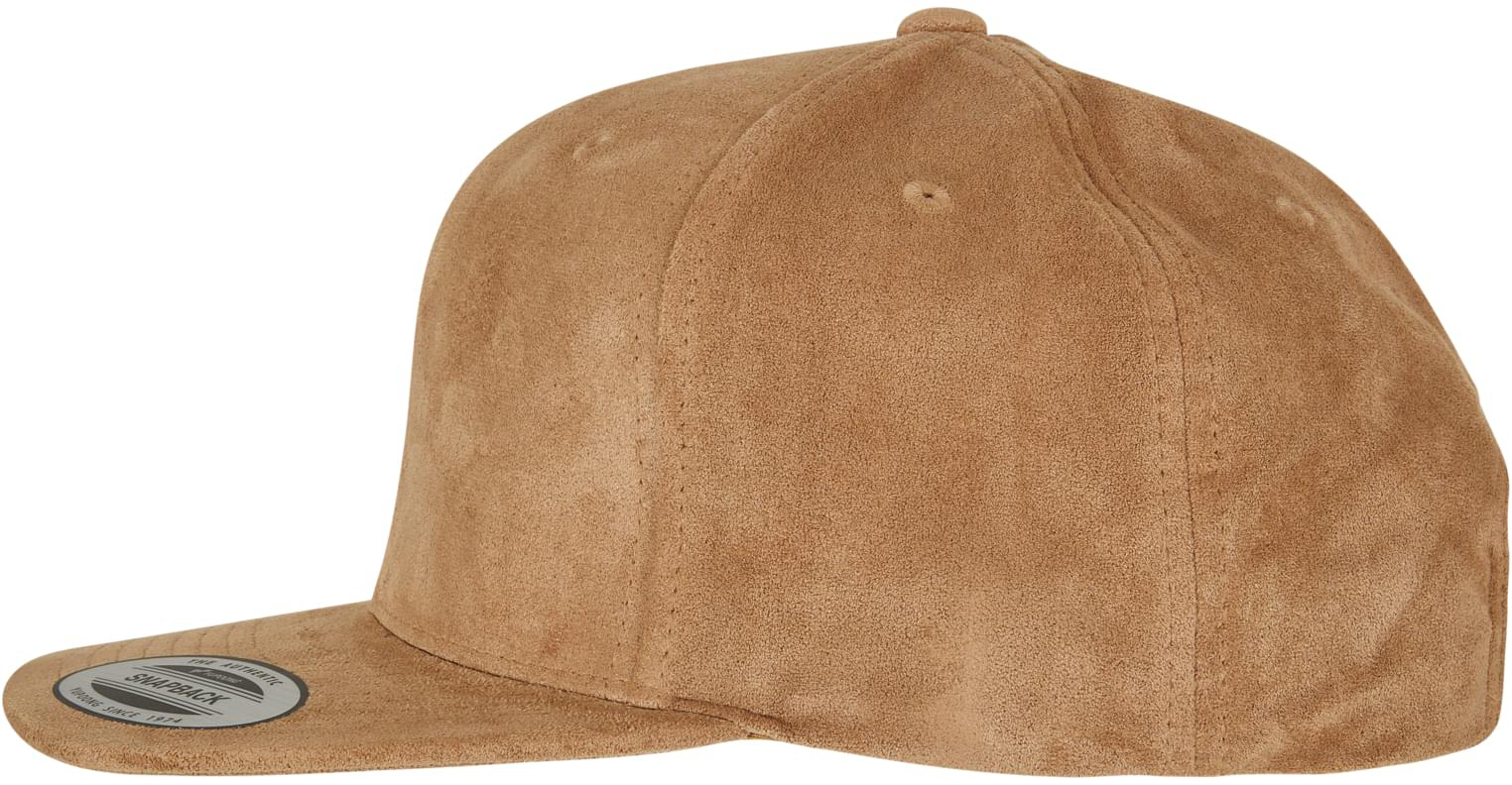Suede Leather Snapback