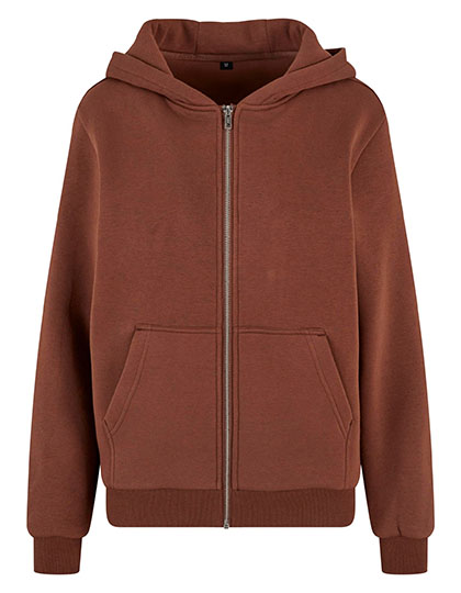 Ladies Fluffy Zip Hoody