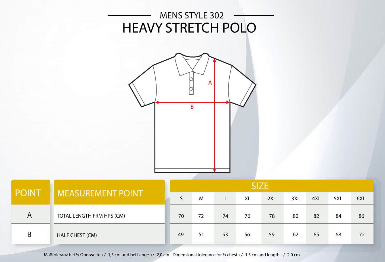 Men´s Heavy Stretch Polo