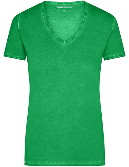 Trendiges Damen-T-Shirt "Gipsy" mit V-Ausschnitt