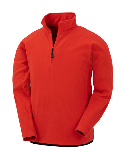 Atmungsaktiver recycelter Herren-Microfleece-Pullover