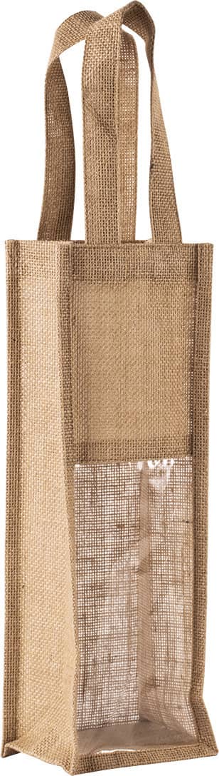 Jute-Flaschenbeutel - Natural