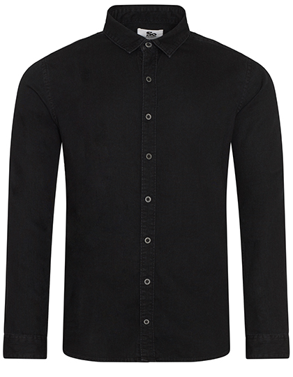 Herren-Jeanshemd "Jack" mit schmalem Kragen