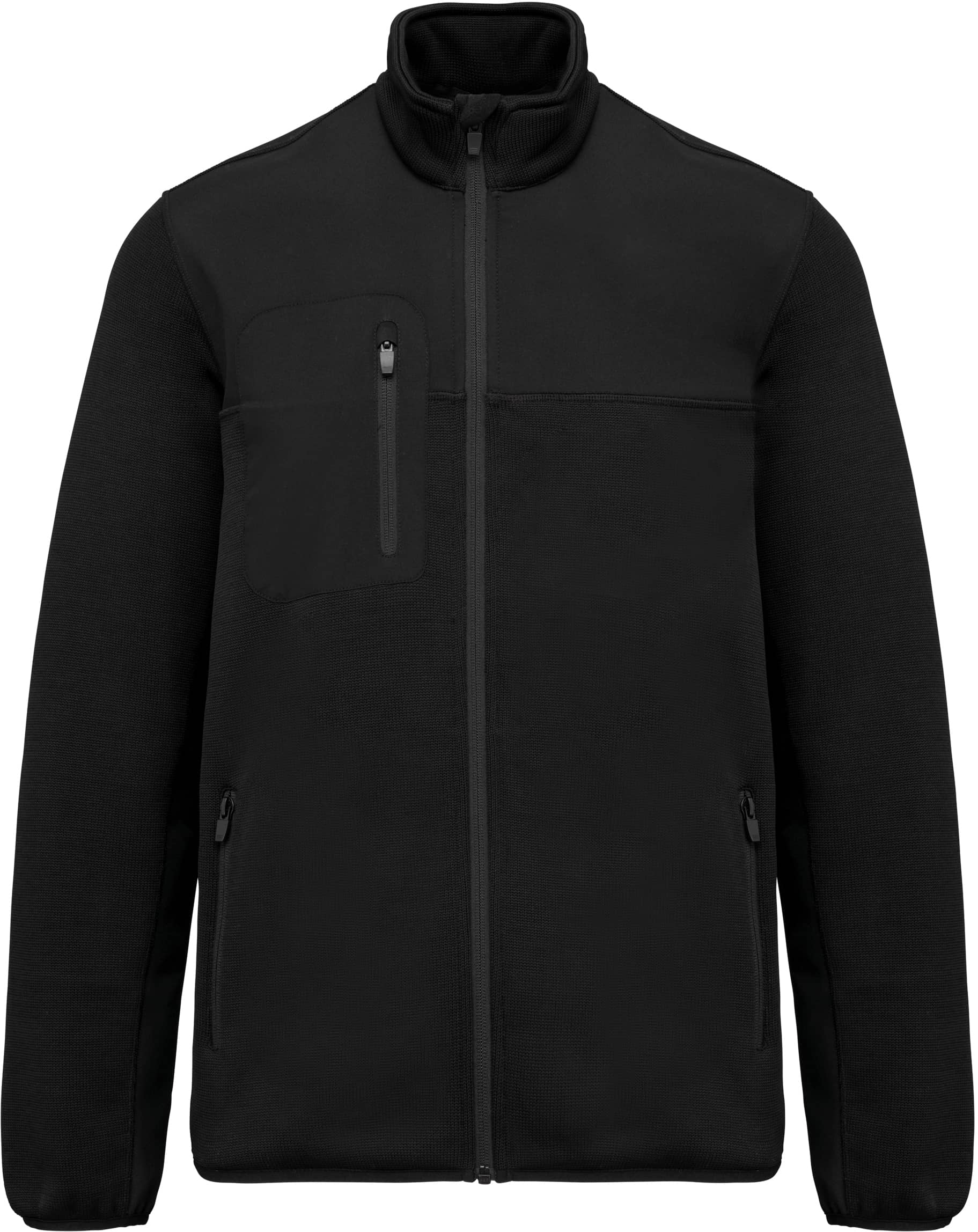 Recycelte Herren Polyestertrikot Jacke