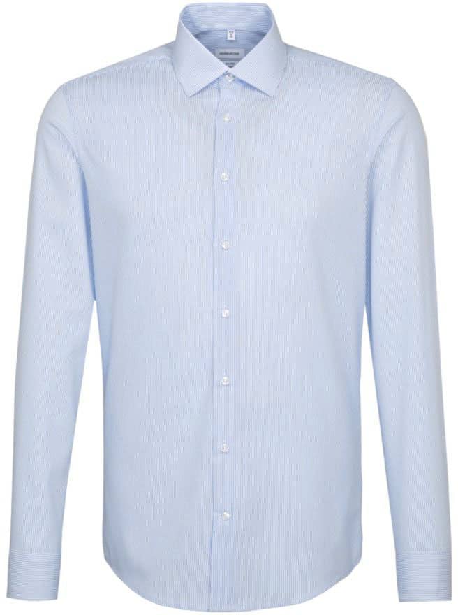 Men´s Shirt 2 Shaped Check/Stripes Long Sleeve